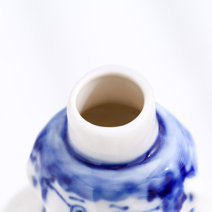 Штоф &laquo;Не болит&raquo;, 0,25 л, 14,5 см, гжель