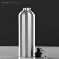 Бутылка для воды, 750 мл "Классика", 7 х 24.5 см, корпус из алюминия Бутылка для воды, 750 мл "Классика", 7 х 24.5 см, корпус из алюминия