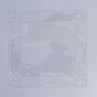 Коробка подарочная для цветов с PVC крышкой, упаковка, «Розовые полосы», 12 х 12 х 12 см Коробка подарочная для цветов с PVC крышкой, упаковка, «Розовые полосы», 12 х 12 х 12 см