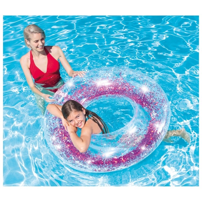 Круг для плавания &laquo;Блеск&raquo;, d=119 см, от 9 лет, цвет МИКС, 56274NP INTEX
