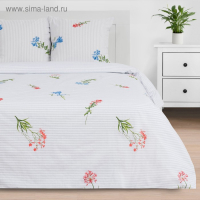 Постельное бельё Этель 2 сп Wild flowers 175*215 см, 200*220 см,70*70 см -2 шт