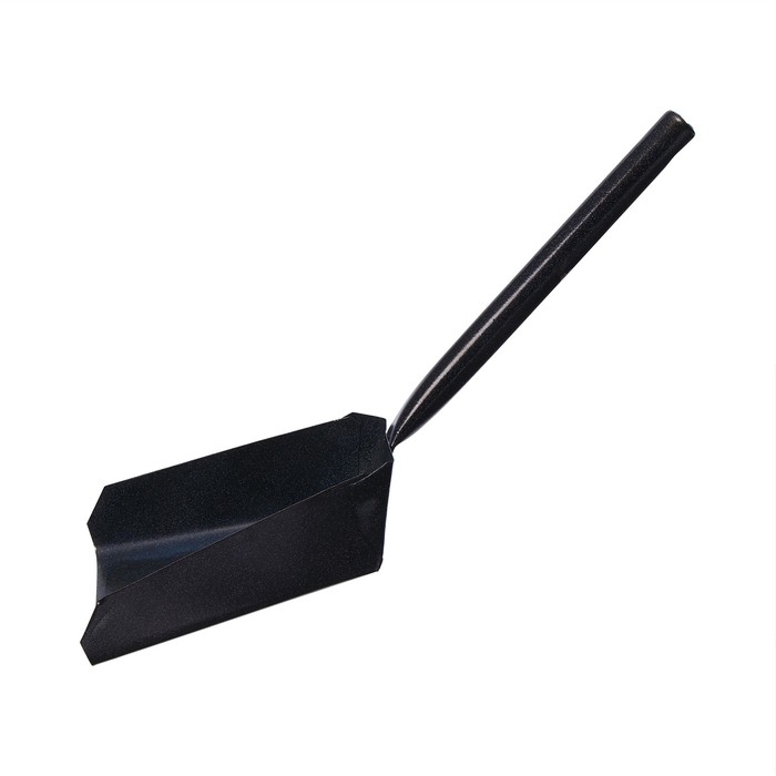 Совок хозяйственный 13 &times; 11 &times; 5 см, металл, черенок 25 см, МИКС