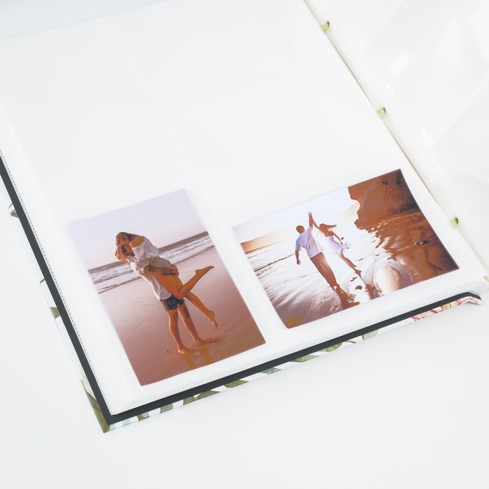 Фотоальбом на 1000 фото 10х15 см "Пальмовые листья"  32х35,5х7 см