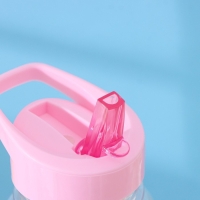 Бутылка с трубочкой Доляна &laquo;Спорт&raquo;, 700 мл, 23,5&times;7,5&times;8,5 см, цвет МИКС