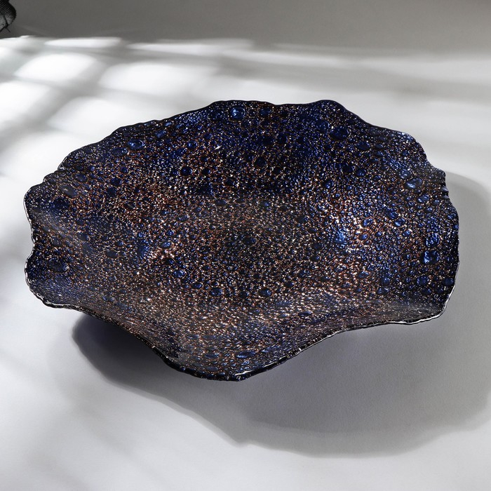 Блюдо сервировочное Galaxy, d=30 см, цвет синий Блюдо сервировочное Galaxy, d=30 см, цвет синий