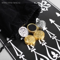 Нарды в мешочке с полем &laquo;Герб&raquo;, 13 х 20 см