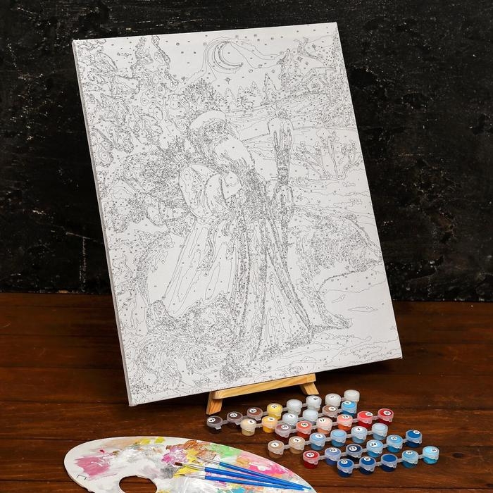 Картина по номерам на холсте с подрамником &laquo;Новый год! Дед Мороз&raquo;, 40 &times; 50 см