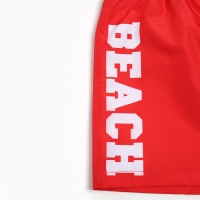 Шорты купальные для мальчика KAFTAN "Пляж", 134-140, красный