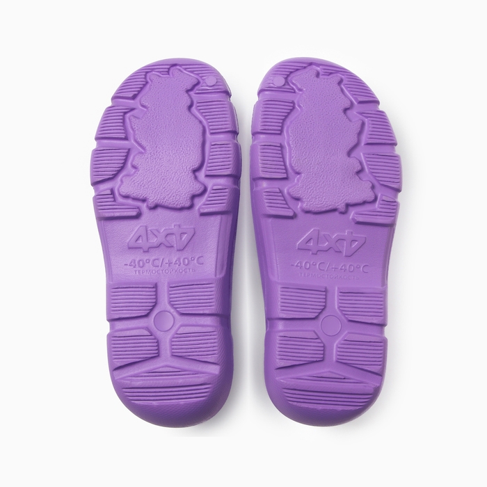 Галоши женские, фиолетовый МИКС, размер 40