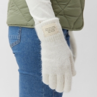 Перчатки женские MIST с шерстью кролика, р-р 22 см, цв. молочный Перчатки женские MIST с шерстью кролика, р-р 22 см, цв. молочный