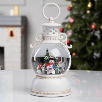 Фигура светодиодная «Волшебный каток», 20х10.5 см, музыка, батарейки ААх3 (не в комплекте), USB, свечение тёплое белое Фигура светодиодная «Волшебный каток», 20х10.5 см, музыка, батарейки ААх3 (не в комплекте), USB, свечение тёплое белое