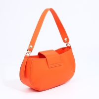 Сумка-багет на молнии, цвет оранжевый Сумка-багет на молнии, цвет оранжевый