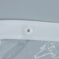 Штора для ванной Доляна &laquo;Лёд&raquo;, 180&times;180 см, PEVA, прозрачная