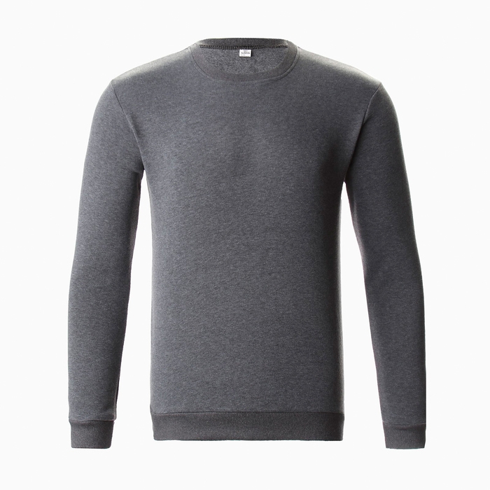 Свитшот мужской НАЧЁС, цвет серый, размер 52