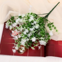 Букет "Ромашка римская" 26 см, бело-зелёный Букет "Ромашка римская" 26 см, бело-зелёный