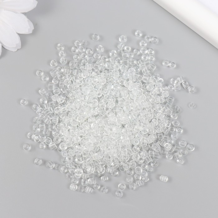 Бисер стекло 6/0 Бисер стекло 6/0 "Прозрачный" 450 гр