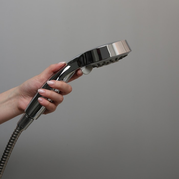 Душевая лейка Accoona А329, 3 режима, корпус пластик, цвет хром Душевая лейка Accoona А329, 3 режима, корпус пластик, цвет хром