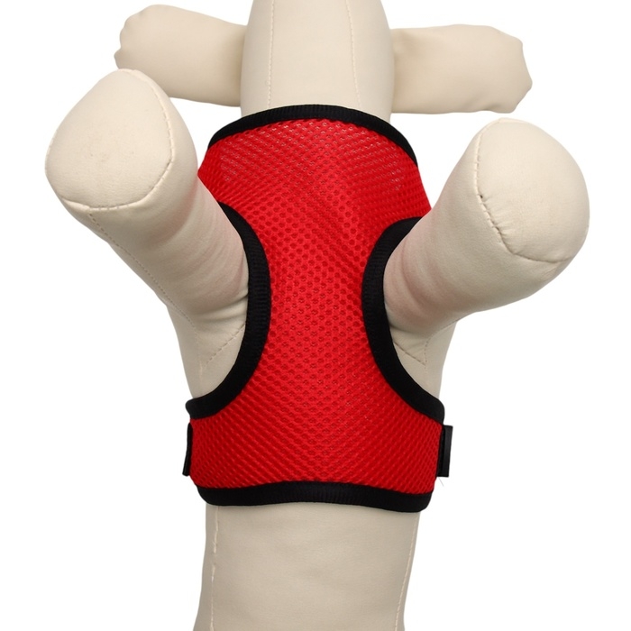 Шлейка мягкая из неопрена, размер M, ОШ 34 см, ОГ 32-42 см, красная Шлейка мягкая из неопрена, размер M, ОШ 34 см, ОГ 32-42 см, красная