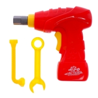 Конструктор винтовой &laquo;Пуговки и шестеренки&raquo;, 3 в 1, с шуруповёртом, 147 деталей и 12 карточек