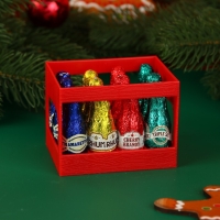 Новый год. Шоколад фигурный L'ORIGINAL с ликёром, 9 г