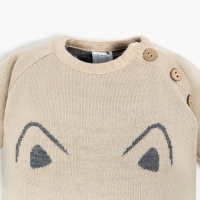 Комбинезон вязаный Крошка Я &laquo;Котик&raquo;, рост 80-86 см