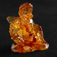 Сувенир "Ангел", с рамкой для фото, янтарь