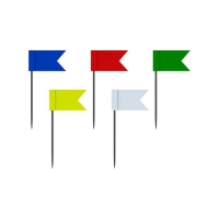 Кнопки силовые "Флажки", 50 штук, Erich Krause Кнопки силовые "Флажки", 50 штук, Erich Krause