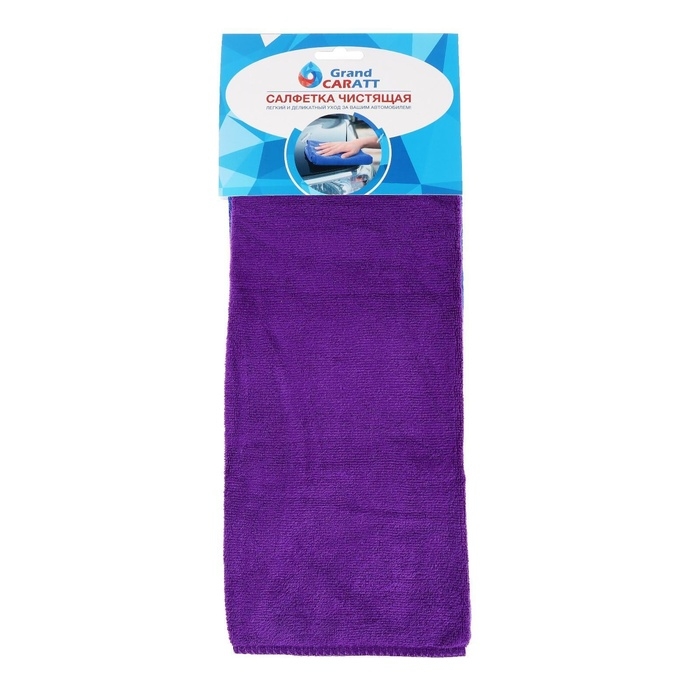 Тряпка для мытья авто, Grand Caratt, микрофибра, 300 г/м&sup2;, 35&times;40 см