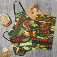 Кухонный набор &laquo;Генерал кухни&raquo;, фартук 60х70 см, прихватка 20х20 см, полотенце 35х60 см