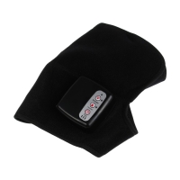 Массажёр для ног Luazon LEM-24 , бандаж на колено, нагрев до 65&deg;С, черный