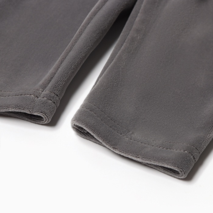 Брюки (леггинсы) Крошка Я Plushy, р. 86-92 см, серый