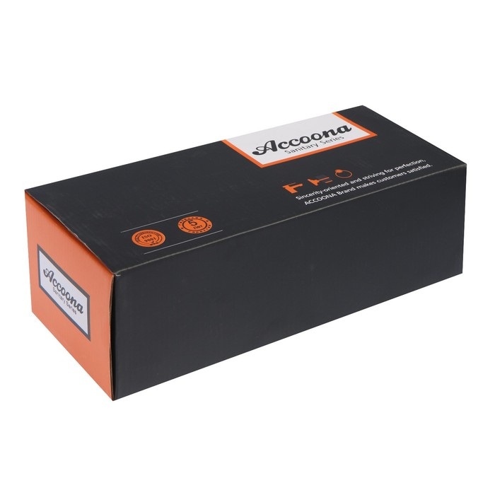 Смеситель для ванны Accoona A7165, однорычажный, излив 300 мм, хром