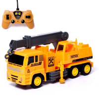 Грузовик радиоуправляемый &laquo;Стройка&raquo;, с краном, работает от батареек