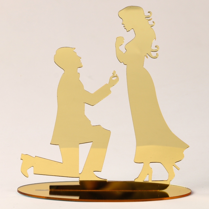 Топпер «Предложение», цвет золото Топпер «Предложение», цвет золото