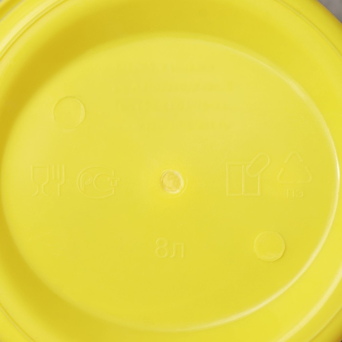 Ведро &laquo;Евро&raquo;, 8 л, цвет микс