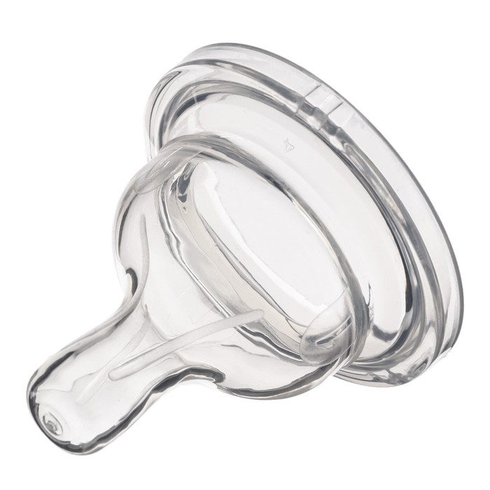 Соска на  бутылочку, антиколиковая, от 3 мес.,  Крошка Я, широкое горло,  средний поток,  &Oslash;50 мм.