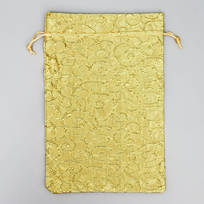 Мешочек подарочный парча &laquo;С Новым Годом&raquo;, 20 х 30 см +/- 1.5 см, Новый год