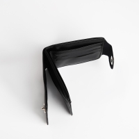 Портмоне мужское на магните, отдел для купюр, для карт, для монет, цвет чёрный Портмоне мужское на магните, отдел для купюр, для карт, для монет, цвет чёрный