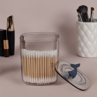 Органайзер для хранения «Кит», с крышкой, 9 × 9 × 13,5 см, в картонной коробке, цвет синий Органайзер для хранения «Кит», с крышкой, 9 × 9 × 13,5 см, в картонной коробке, цвет синий