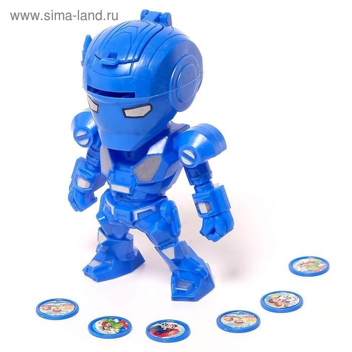 Робот &laquo;Стрелок&raquo; стреляет дисками, цвета МИКС