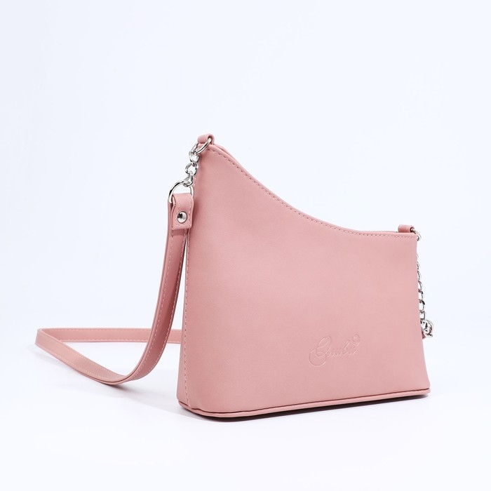 Сумка кросс-боди Сумка кросс-боди "Оливи" на молнии, наружный карман, цвет розовый