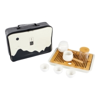 Набор для чайной церемонии 7 предметов, на 3 персоны, чашка 60 мл, чайник 200 мл, фарфор