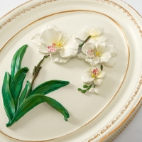 Панно интерьерное полистоун "Орхидея" 16х2х21 см Панно интерьерное полистоун "Орхидея" 16х2х21 см