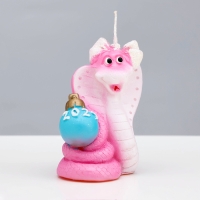 Новый год Символ года Свеча фигурная "Змея с шаром" Новый год Символ года Свеча фигурная "Змея с шаром"