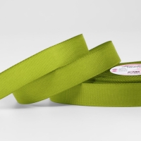 Лента репсовая, 15 мм, 23 ± 1 м, цвет зелёный №141 Лента репсовая, 15 мм, 23 ± 1 м, цвет зелёный №141