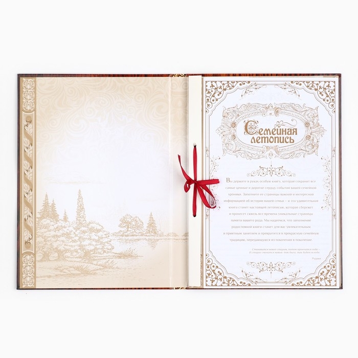 Родословная книга &laquo;Дерево&raquo;, 100 страниц, 22 х 31 см.