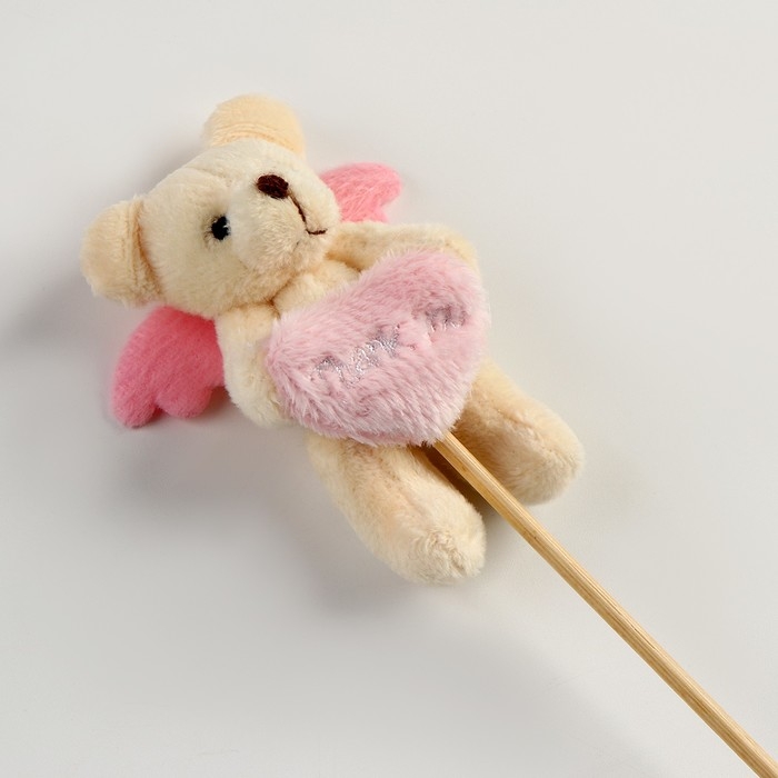 Украшение для букета «Медведь», цвета МИКС Украшение для букета «Медведь», цвета МИКС