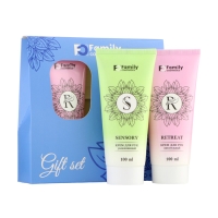 Подарочный набор косметики женский: крем для рук питательный, 100 мл + крем для рук увлажняющий, 100 мл Подарочный набор косметики женский: крем для рук питательный, 100 мл + крем для рук увлажняющий, 100 мл