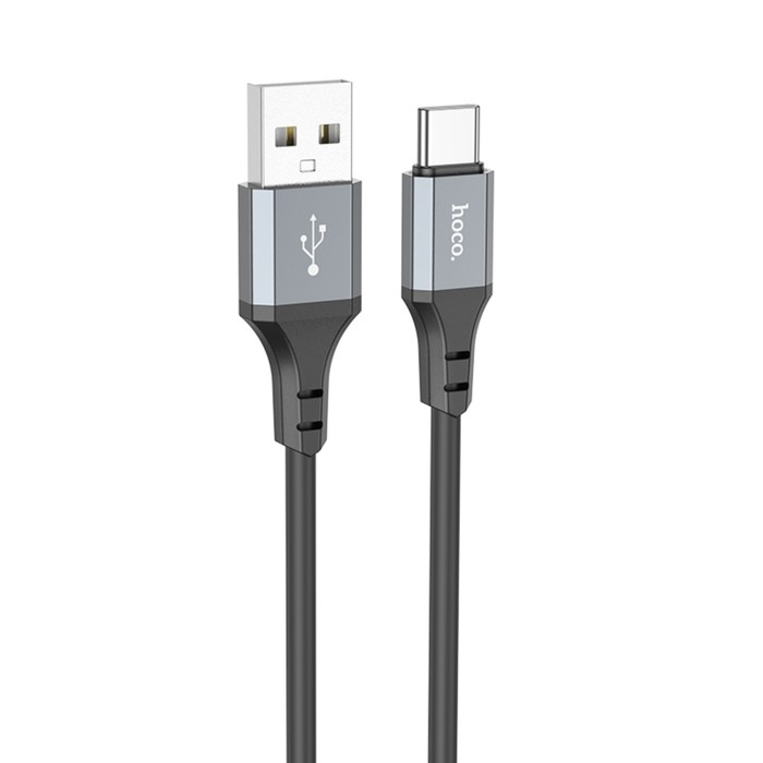 Кабель Hoco X92, Type-C - USB, 3 А, 3 м, оплётка силикон, чёрный Кабель Hoco X92, Type-C - USB, 3 А, 3 м, оплётка силикон, чёрный