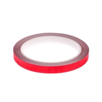 Светоотражающая лента, самоклеящаяся, красная, 1 см х 8 м Светоотражающая лента, самоклеящаяся, красная, 1 см х 8 м